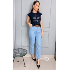 CALÇA MOM CLARA 