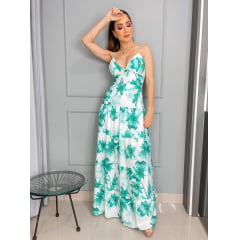 VESTIDO CHLOÉ FLORES SAFIRA